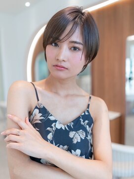メゾンバイハバナ(maison by HAVANA) 大人かわいい20代30代40代前下がり小顔丸みショートボブ
