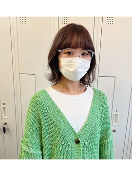 クリアーオブヘアー 池下店(clear OF HAIR) 外ハネボブ/ラベンダーベージュ