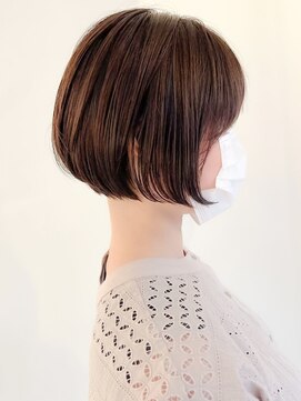 ロンドエニカ 大宮(Lond enika) 切りっぱなしボブエアリーロング美髪ピンクブラウン[大宮]