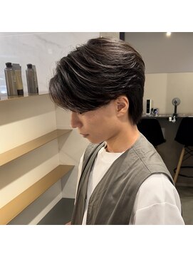 グレース(GRACE) ニュアンスパーマ×センターパート