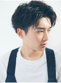 メンズ/MEN'S/マッシュ/センターパート/韓国風/刈り上げ/渋谷