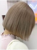  bob×milk tea beige [新宿駅/フルバング/似合わせカット]