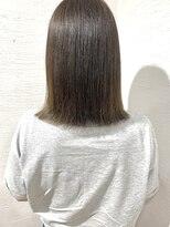 ローグ ヘアー 金町店(Rogue HAIR)&nbsp;ローグ金町《沙月》　肩ハネ×オリーブベージュ