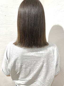 ローグ ヘアー 金町店(Rogue HAIR) ローグ金町《沙月》　肩ハネ×オリーブベージュ