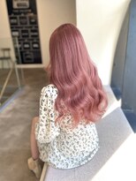 アオ(ao.)&nbsp;ピンクベージュ/シアーカラー/姫カット/セミディ