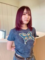 ラヴィズム 小新店(LUVISM)&nbsp;ピンクベージュダブルカラーブリーチ新潟西区　小新