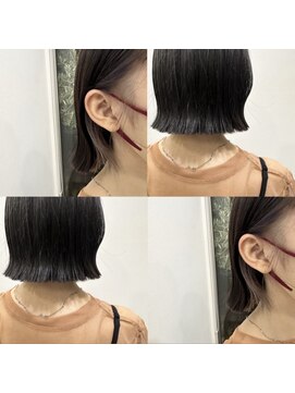 ハブ ヘアー(HUB hair) ミニボブearring color