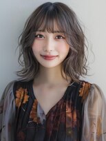 アルトリスト(Altruist Aging×HAIR&SPA)&nbsp;★ダークアッシュ大人ガーリーボブ着物ミディアムレイヤーカット