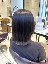 ラベンダーカラー　ボブ　【銀座】福田