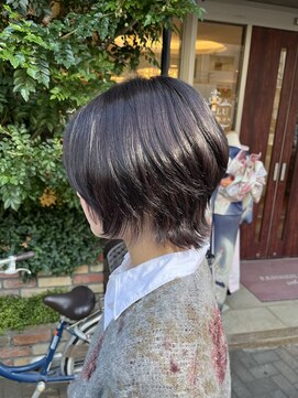 ファーレンピュアスウィート(fahren-pure-suite) ショートウルフ/ウルフカット/ラベンダーカラー/Wカラー