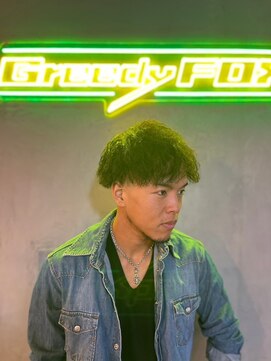 グリーディーフォックス 代々木(Greedy FOX) 波巻き/ハイライト/マッシュパーマ/ウルフ[シェービング]
