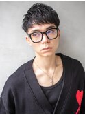 大人のショートバングスタイル