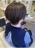 メンズライクツーブロック甘辛MIX刈り上げハンサムショート