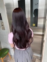 シアー 銀座店(SHEER.) 髪質改善カラー×ピンクブラウン【銀座,銀座一丁目美容室】