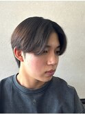 メンズスタイル【モテ＋垢抜け感UP！】センターパートスタイル