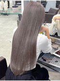 安積ハイトーンカラーミルクティーベージュケアブリーチカラー