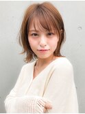 前髪モテ髪デジタルパーマ美髪くびれヘアうる艶髪#247f0508