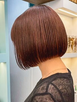 オジョマノ(OjOmano) 大人ショートハイライト髪質改善トリートメント前髪30代40代