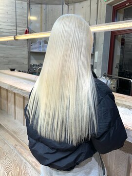 ヲタク(wotaku.) ホワイトブロンド抜きっぱなしブロンドハイトーンカラーブリーチ