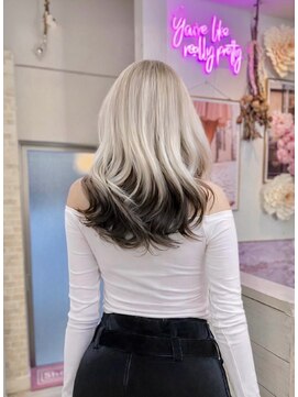 シェルティ フィエル(Shelltie Fiel) 【ケアブリーチ】アンブレラカラー★白黒【シェルティフィエル】