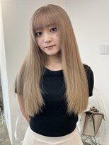 リヴ オオサカ(LIV OSAKA) ミルクティーベージュ/ブリーチ/ダブルカラー【梅田】