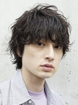 レタッチバイフィフス 大阪梅田(RETOUCH by fifth)&nbsp;大阪梅田シャドウパーマ波巻きパーマラウンドマッシュゆるめ◆