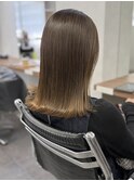 ◆◇透明感オリーブグレージュ大人可愛い外ハネミディアム◇◆