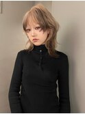 【Haco+】Rena_ミルクティーベージュ_ダブルカラー