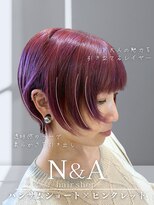 エヌアンドエー 草加店(N&A)&nbsp;抜け感のある透明感カラー×顔まわりレイヤーカット