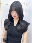 【thisis】シアーブラック/韓国風/レイヤーカット