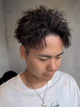 メンズココ 清澄白河店(MENS COCO) かきあげツイストスパイラルパーマ刈り上げ