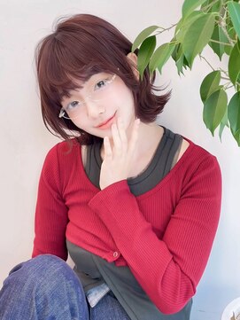 ジュイル シブヤ(JEWIL SHIBUYA) JEWIL渋谷☆可愛いショートにパーマ&ブリーチなしピンク♪