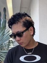 タイドヘア 茨木店(TIDE HAIR)&nbsp;ピンパーマ×ポイントブリーチ