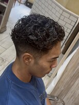 グルーマーズトウキョウ(GROOMER/S TOKYO)&nbsp;men's/メンズ/リバースセンターパート/ニュアンスパーマ/神保町