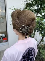 ムースユイット(mousse8)&nbsp;【祭りヘアセット】前髪立ち上げ☆ハイトーン夜会