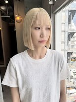 ラニヘアサロン(lani hair salon)&nbsp;抜きっぱなしブロンド/ホワイトブロンド/ブリーチ/ボブ