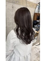 ニディ(Nide)&nbsp;グレージュ｜ワンカラー｜ロングレイヤー｜レイヤーカット