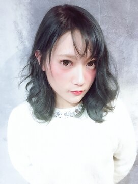 ロアークヘアー(LOARK HAIR) 【LOARK】アディクシーカラーで♪ハイライトblue line☆