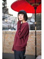 コマ(coma)&nbsp;【coma中野】切りっぱなしてない顔周りを切り込んだボブ