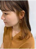 ナチュラルイエロー/オレンジインナーカラー