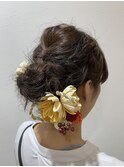 編み込みアレンジ