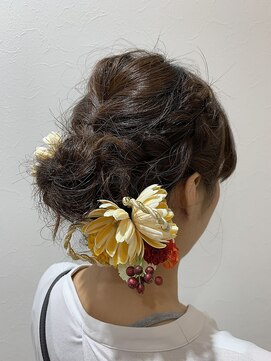 ラ ブーケ 御器所店(La Bouquet) 編み込みアレンジ