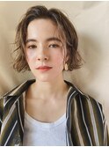 【NORA Journey】ハイライトで抜け間のある大人ボブ
