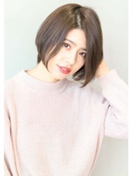 ラミ(L'ami) 『 透明感& グレージュ 』☆ ナチュラル shortボブ ☆