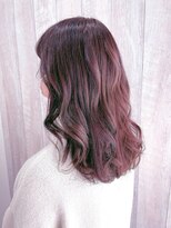 シエル 立川店(CIEL)&nbsp;【CIEL×久光】ピンクブラウン×ラフウェーブロング