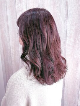 シエル 立川店(CIEL) 【CIEL×久光】ピンクブラウン×ラフウェーブロング