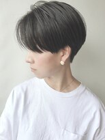 モリオフロムロンドン 原宿本店(morio from London) 【モリオ原宿】黒髪マッシュショート ハンサムショート