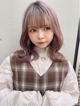 リノ(Lino) ラベンダーグレージュ☆韓国風くびれミディ