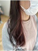 イヤリングカラー×ロング