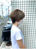ショートヘア/くびれショート/アッシュカラー/ショートボブ/大船